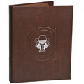 Bonded Leather Captain's Wine Book (8 1/2"x14")